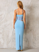 Cut Out See Through Split Bodycon Dress